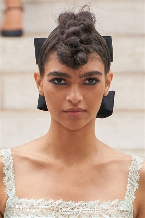 black on blondes chanel|Chanel Serves Up Bows and Braids for Fall 2021 Couture Beauty .